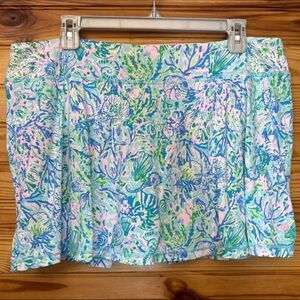 Lilly Pulitzer UPF 50+ Luxletic Aila Skort Surf Blue Soleil It On Me extra large